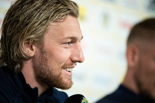 Emil Forsberg of the Swedish national football team