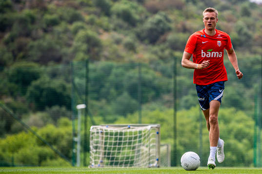 Stian Gregersen of the Norwegian national football team