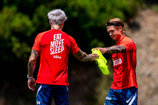 Mathias Normann and Patrick Berg of the Norwegian national
