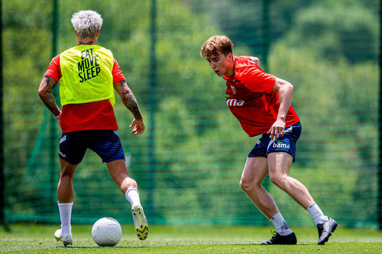 Mathias Normann and Kristian Thorstvedt of the Norwegian