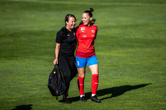 Helsingborsgs assisterande tränare Carina Laasby Biller