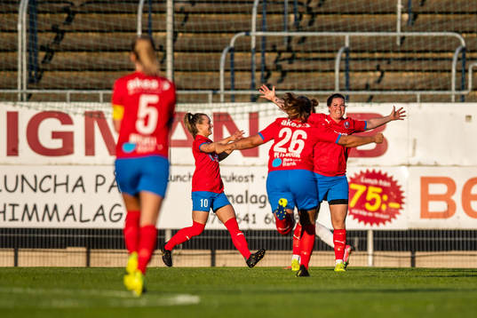 Helsingborsgs Mia Westerblad jublar