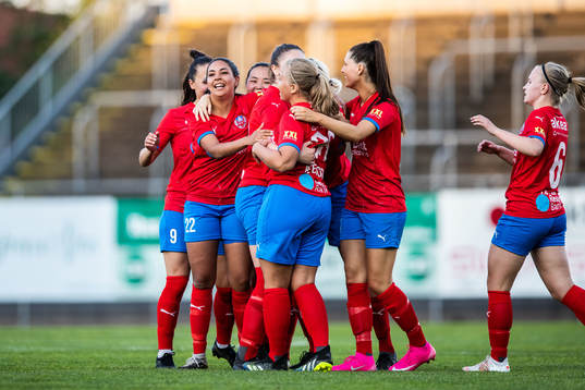 Helsingborsgs spelare jublar