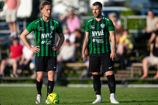 Högaborgs Joel Sundström och Daniel Bennassar Nilsson