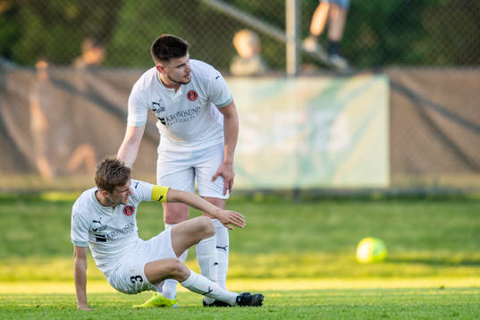 Hittarps David Stenblom och Dragos Daniel Farcas Lohan