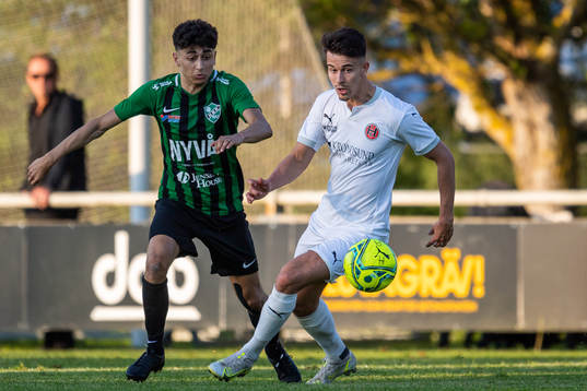 Högaborgs Brandon Camacho Sobek mot Hittarps Teddy Bermudez