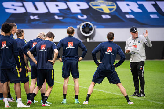 Head coach Janne Andersson of the Swedish national football