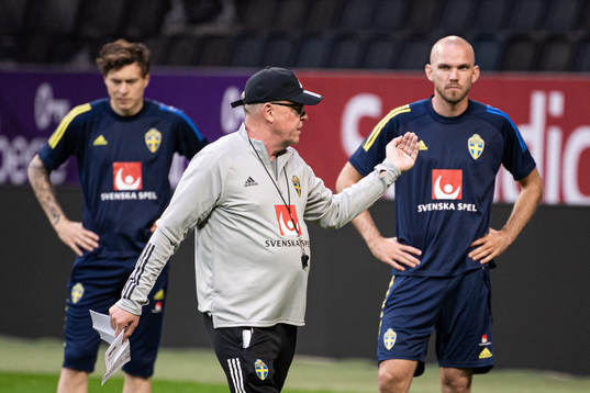 Head coach Janne Andersson of the Swedish national football