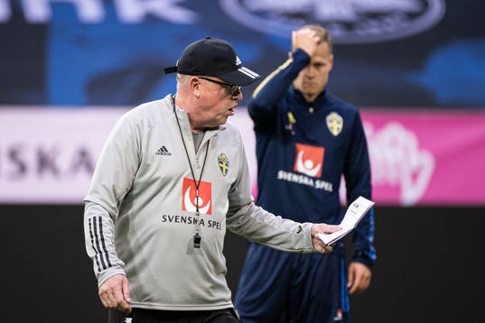 Head coach Janne Andersson of the Swedish national football