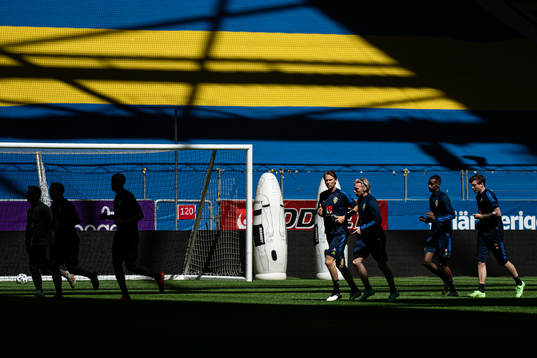 Albin Ekdal, Emil Forsberg, Alexander Isak and Victor