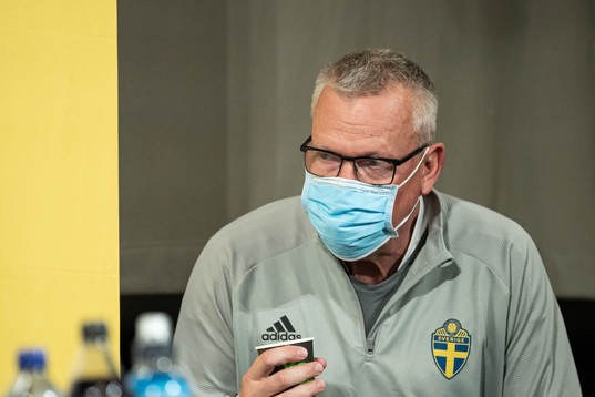 Head coach Janne Andersson of the Swedish national football