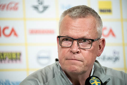 Head coach Janne Andersson of the Swedish national football