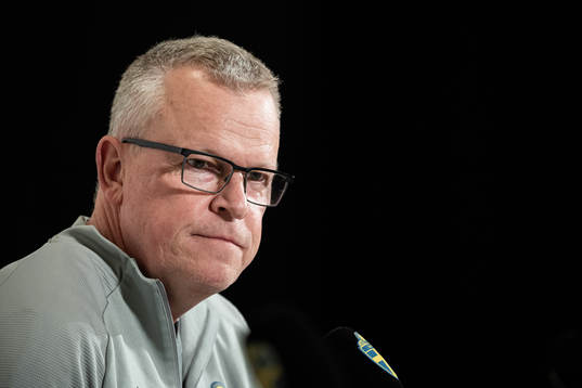 Head coach Janne Andersson of the Swedish national football
