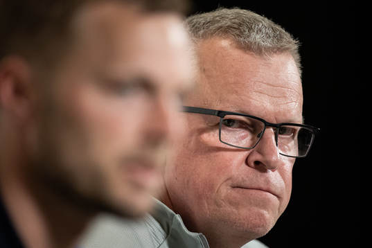 Head coach Janne Andersson of the Swedish national football