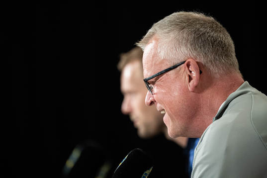 Head coach Janne Andersson of the Swedish national football