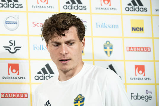 Victor Nilsson Lindelöf of the Swedish national football