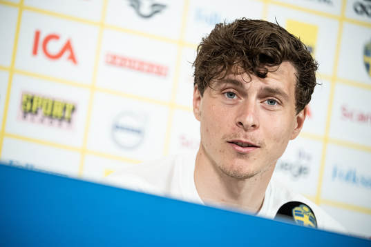 Victor Nilsson Lindelöf of the Swedish national football