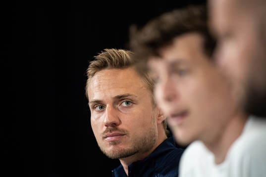 Pierre Bengtsson of the Swedish national football team