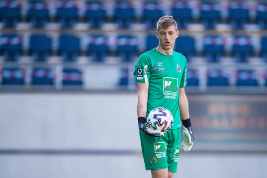 Gefles målvakt Albin Lorenz