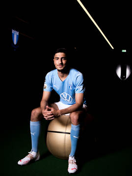 Malmö FF presenterar Peter Gwargis som ny spelare