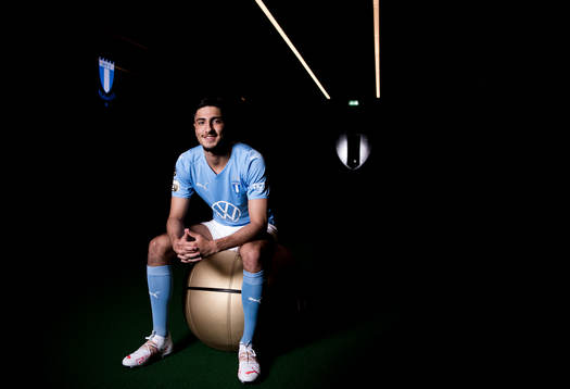 Malmö FF presenterar Peter Gwargis som ny spelare