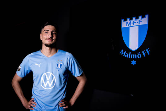 Malmö FF presenterar Peter Gwargis som ny spelare