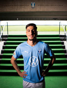 Malmö FF presenterar Peter Gwargis som ny spelare