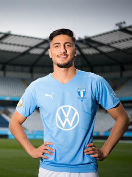 Malmö FF presenterar Peter Gwargis som ny spelare