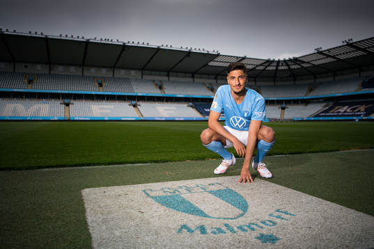 Malmö FF presenterar Peter Gwargis som ny spelare