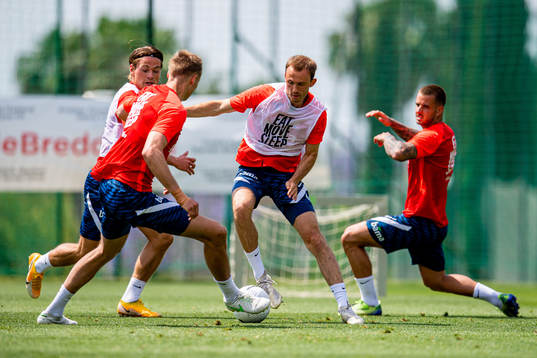 Patrick Berg, Fredrik Aursnes and Aron Dønnum of the