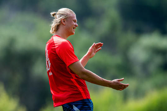 Erling Braut Haaland of the Norwegian national football team