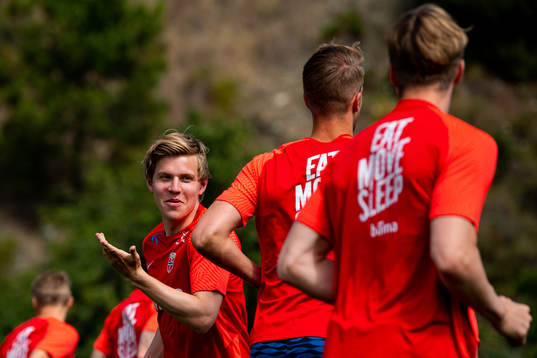 Jens Petter Hauge of the Norwegian national football team