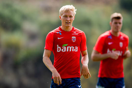 Birger Meling of the Norwegian national football team
