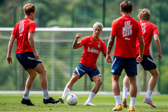 Mathias Normann of the Norwegian national football team