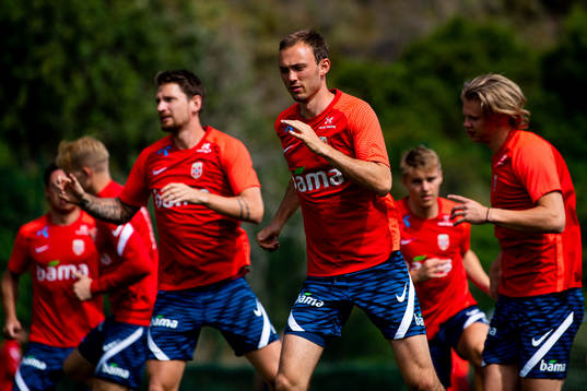 Fredrik Aursnes of the Norwegian national football team