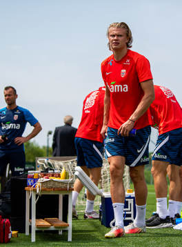 Erling Braut Haaland of the Norwegian national football team