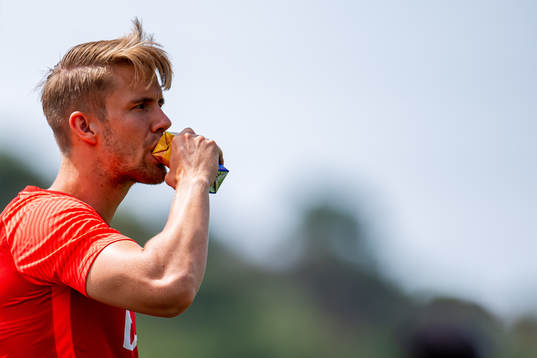 Kristoffer Ajer of the Norwegian national football team