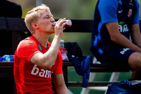 Birger Meling of the Norwegian national football team