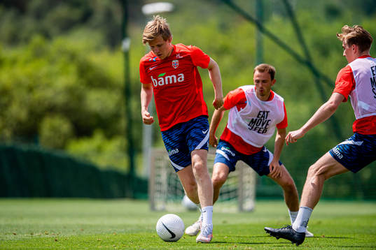 Jens Petter Hauge of the Norwegian national football team