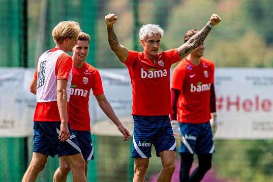 Mathias Normann of the Norwegian national football team