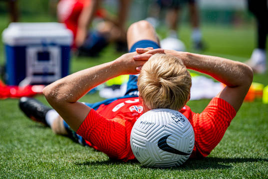 Birger Meling of the Norwegian national football team