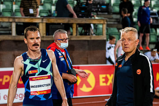 Henrik Børkja Ingebrigtsen of Sandnes IL and Gjert