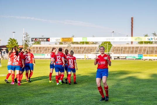 Helsingborgs Maya Waltersson jublar
