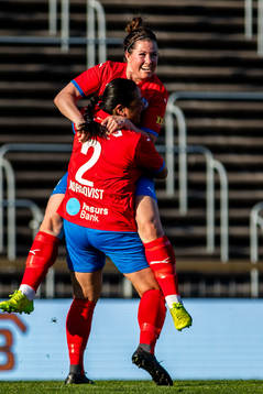 Helsingborgs Mia Westerblad jublar