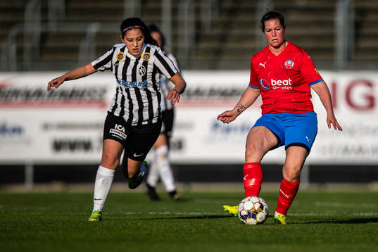 Landskronas Malak Akile och Helsingborgs Mia Westerblad
