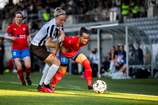 Landskronas Embla Joakimsdotter och Helsingborgs Sanna