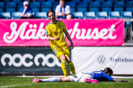 Sundsvalls Linus Hallenius och Trelleborgs Isak Jönsson