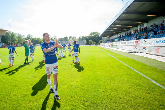 Trelleborgs Anton Tideman jublar