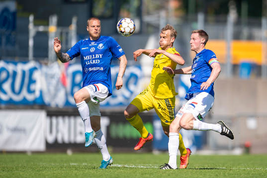 Trelleborgs Mattias Håkansson och Anton Tideman mot