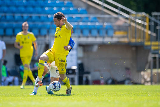 Sundsvalls Linus Hallenius och Trelleborgs Tobias Karlsson
